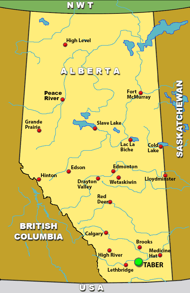 Charter Flights To Taber Alberta Charter Flight Network